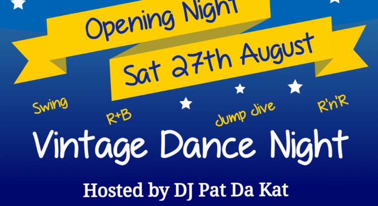Vintage dance night. Swing, Jump Jive, R&B, Rock and Roll with DJ Pat Da Kat